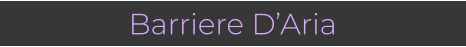 Barriere D’Aria